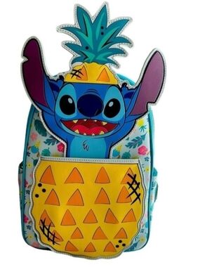 RARE Retired Disney Exclusive Stitch Pineapple Loungefly NWT